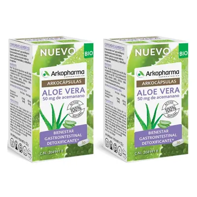 Arkocápsulas Aloe Vera Bio Pack 60 Cápsulas