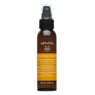 Apivita Aceite Capilar Keratin Repair Nutritivo y Reparador 100ml