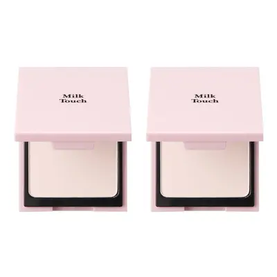 Milk Touch - All-Day Perfect Blurring Fixing Pact - 10g (2ea) Set