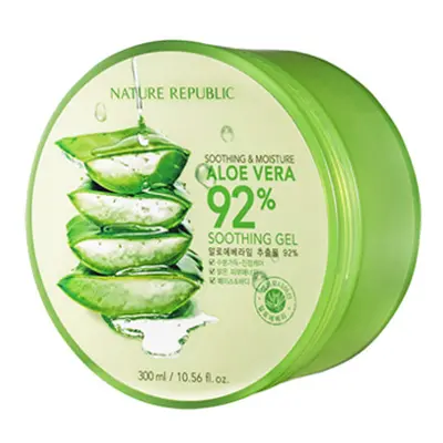 NATURE REPUBLIC - Soothing & Moisture Aloe Vera 92% Soothing Gel - 300ml