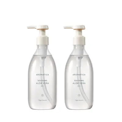 Aromatica - Soothing Aloe Vera Gel - 300ml (KR Version) (2ea) Set