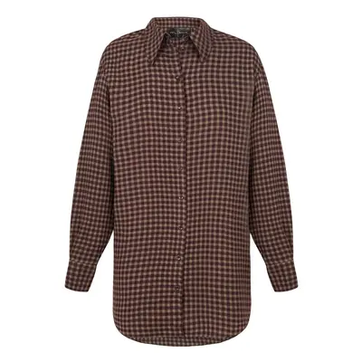 Fred, camisa a cuadros burdeos