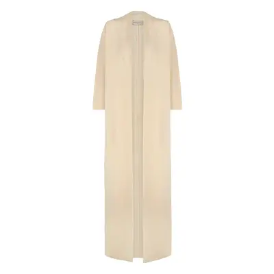 Dakota, abrigo en lino y lana virgen vainilla