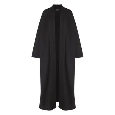 Tourmaline, abrigo de lino negro