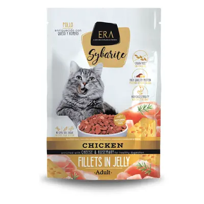Alimento Húmedo ERA Sybarite Adult para Gatos de Pollo con Queso y Romero