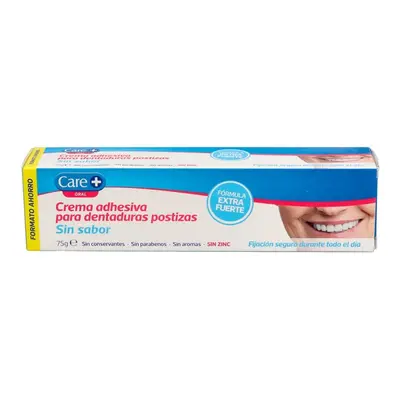 Care+ Crema Adhesiva Para Dentaduras Postizas 75 G