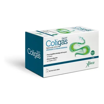 Aboca Coligas Fast Tisana Hinchazón Abdominal Y Gases 20 Bolsitas Filtro