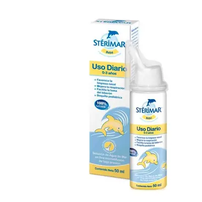 Sterimar Bebé Limpiador Nasal Agua De Mar 50 Ml