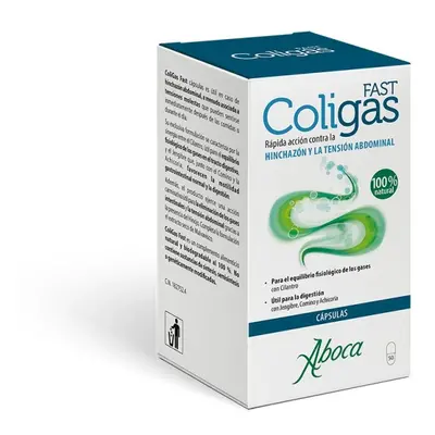 Aboca Coligas Fast Hinchazón Abdominal Y Gases 50 Cápsulas