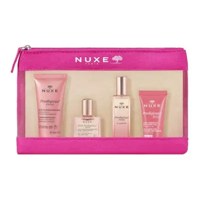 Kit Nuxe Aceite Seco 10 Ml + Perfume 15 Ml +gel Crema 15 Ml + Aceite Ducha Perfumado 30 Ml