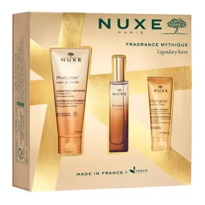 Cofre Nuxe Mythique Prodigieux Perfume + Aceite Ducha + Leche Perfumada 1 Ud