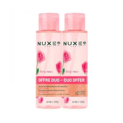Duplo Nuxe Very Rose Agua Micelar Calmante 2 X 400 Ml