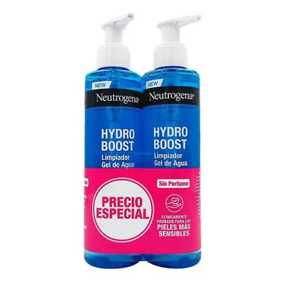 Duplo Neutrogena Hydro Boost Limpiador Gel De Agua Sin Perfume 2 X 200 Ml
