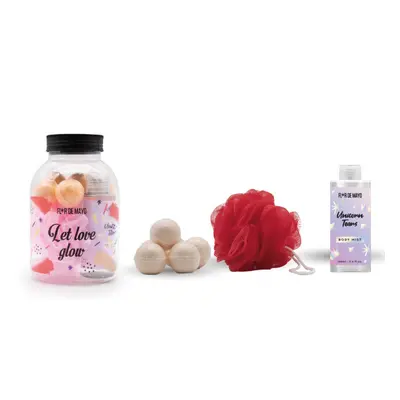 Set de Baño Bote Surtido Mandarina - Flor de Mayo