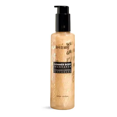 Iluminador Corporal Perfumado Shimmer Body Fragance - Flor de Mayo: GOLD 190ml