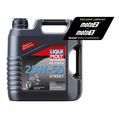 Garrafa 4L aceite Liqui Moly HD sintético 20W-50 Street