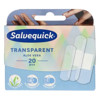 Salvequick Transparent Aloe Vera Plaster   20 stk.
