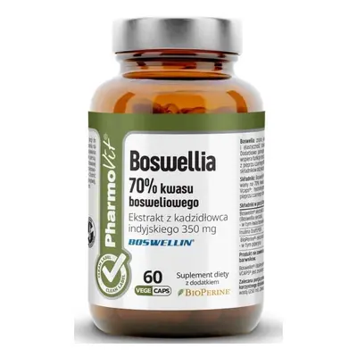Boswellia 70% ácido boswélico 60 cápsulas PharmoVit Clean Label