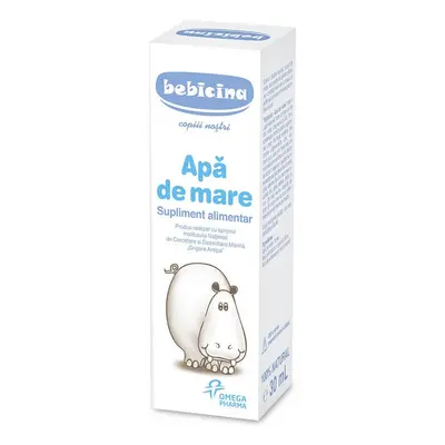 Agua de mar para la higiene nasal, Bebicina, 30 ml, Omega Pharma