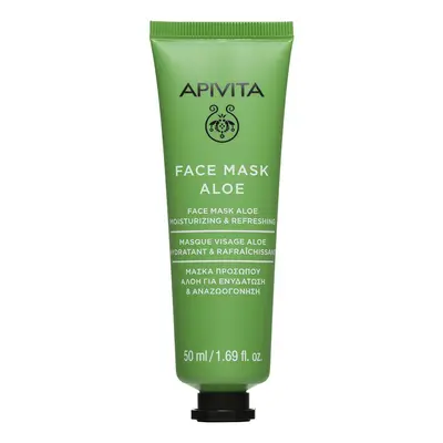 Mascarilla hidratante con Aloe Vera, 50 ml, Apivita