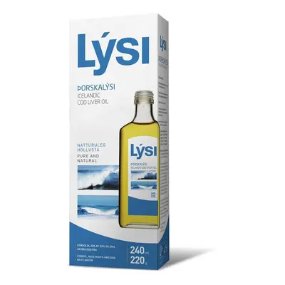 Aceite de hígado de bacalao, 240 ml, Lysi