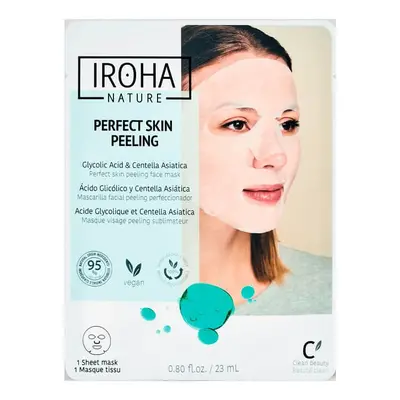 Mascarilla exfoliante con ácido glicólico, 23 ml, Iroha