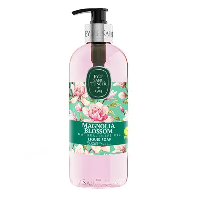 Jabón líquido Flor de Magnolia con aceite de oliva, 500 ml, Eyup Sabri Tuncer