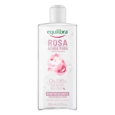 Equilibra Rosa, refrescante agua pura de rosas, 200 ml