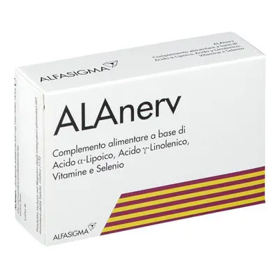 Alanerv, complemento alimenticio para el sistema nervioso, 20 cápsulas blandas, Alfasigma