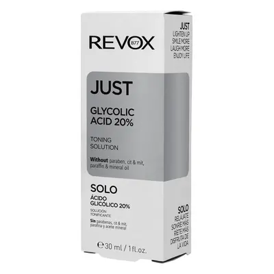 Ácido glicólico Just Glycolic Acid 20%, 30 ml, Revox