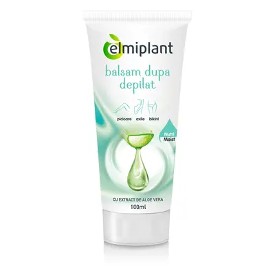 Balsam post-depilación de aloe vera con yogur y proteínas , 100 ml, Elmiplant