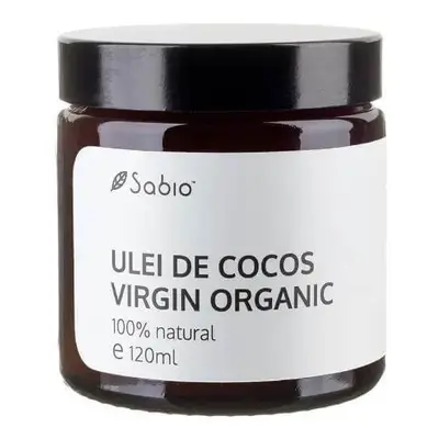 Aceite de coco virgen ecológico, 120 ml, Sabio