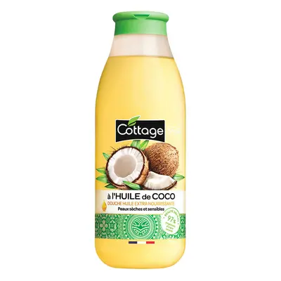 Aceite de ducha de coco para piel seca, 560 ml, Cottage