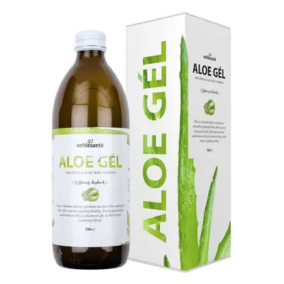 Nefdésanté ALOE GEL Jugo de aloe vera con pulpa 500 ml