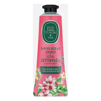 Eyüp Sabri Tuncer Crema de manos y cuerpo con aceite de oliva natural - Flor de Cerezo Japonés 50 ml