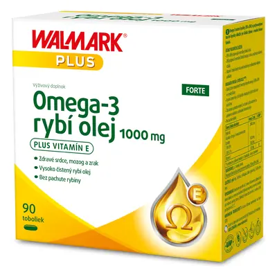 Walmark Omega - 3 FORTE aceite de pescado 1000 mg 90 cápsulas