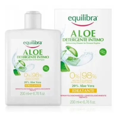 Equilibra gel de higiene íntima, hidratante, aloe vera, 200 ml