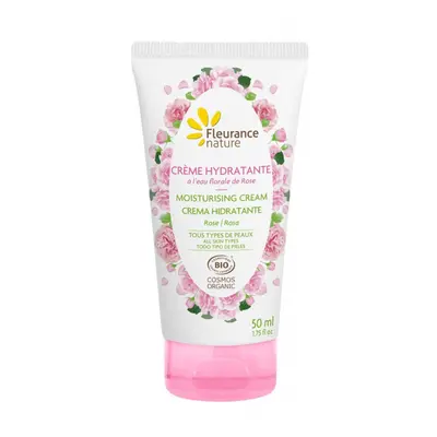 Fleurance Nature Crema hidratante de agua de rosas bio para todo tipo de pieles 50ml
