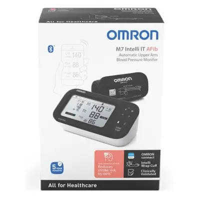 Esfigmomanómetro de brazo automático con adaptador M7 IT AFib, Omron