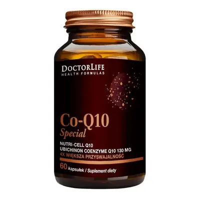 Doctor Life, Co-Q10 Special, Coenzima Q10 130 mg en aceite de coco, 60 cápsulas
