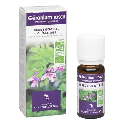 Dr. Valnet ACEITE ESENCIAL DE ROSA GERANIO BIO 10ml