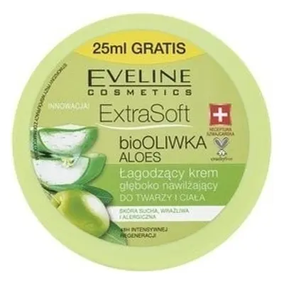 Eveline SOFT bioOLIVE ALOE VERA CREMA FACIAL Y CORPORAL 1×175 ml, crema