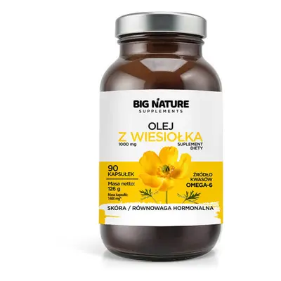 Aceite de onagra Big Nature, 90 cápsulas