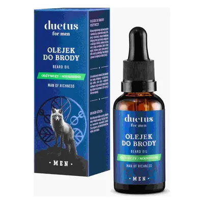 Duetus Aceite nutritivo para barba, 30 ml