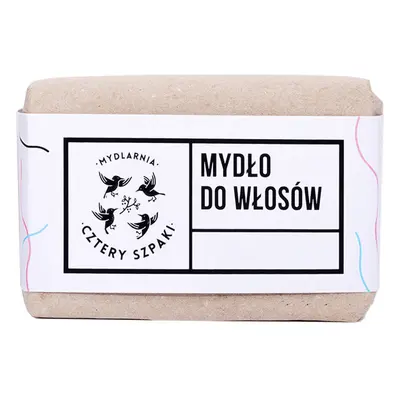 Four Szpaki, jabón para el cabello con aceite de ricino, 110 g