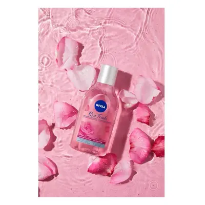 Nivea Rose Touch, loción micelar bifásica con agua de rosas bio, 400 ml