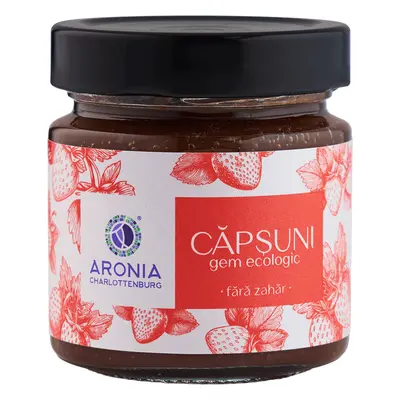 Mermelada de fresa 100% natural y ecológica, sin azúcar, por 200g