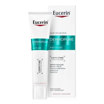 Fluido facial matificante con ácido salicílico Dermo Pure, 40 ml, Eucerin