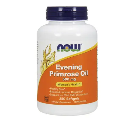 Now Foods Evening Primrose Oil 500 mg, aceite de onagra, 250 cápsulas