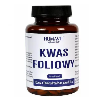 Humavit Ácido fólico, 60 comprimidos